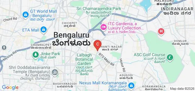 Government College of Pharmacy, Bengaluru Map