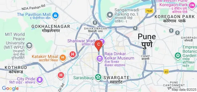 Prin NG Naralkar Institute of Career Development and Research, Pune Map