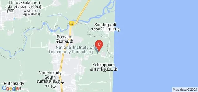 Sri Venkateswara College of Education, Karaikal Map
