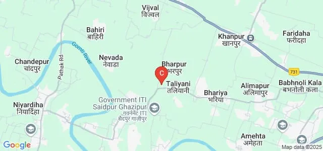 Baba Vishwanath Mahavidyalaya, Ghazipur Map