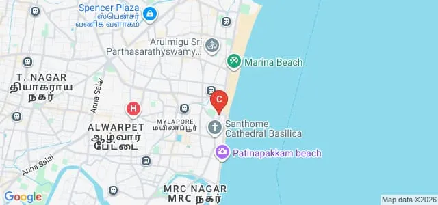 Queen Mary's College, Chennai Map