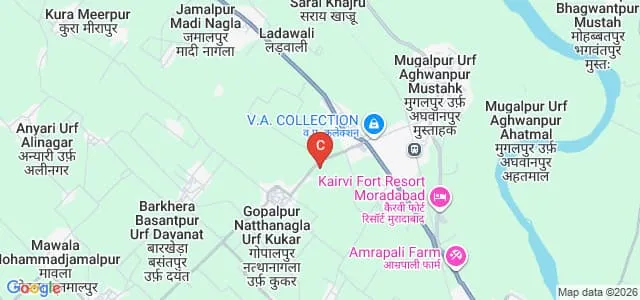 Shri KD Nagar Memorial Degree College, Moradabad Map