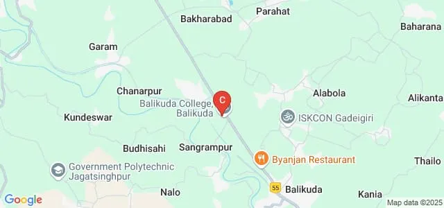 Balikuda College, Jagatsinghpur Map