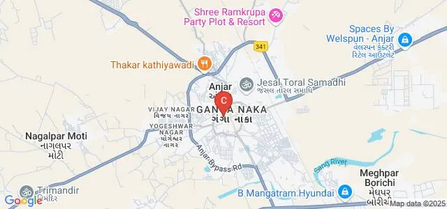 AES Sanchalit College of PGDHRM, Anjar Map