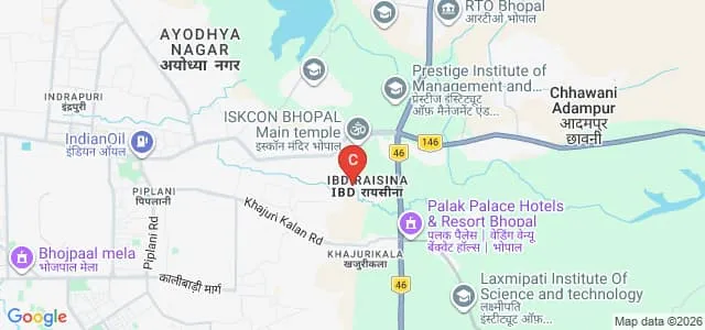 NRI Institute of Pharmacy, Bhopal Map