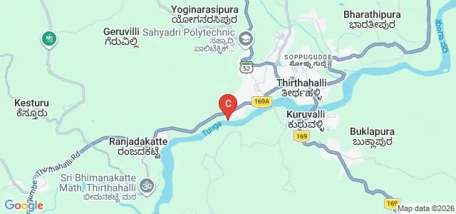 Government First Grade College, Thirthahalli Map