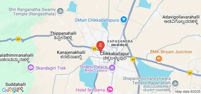 Government First Grade College, MG Road, Chickballapur Map