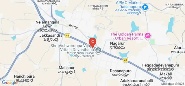 GM College of Education B Ed, Bangalore Map