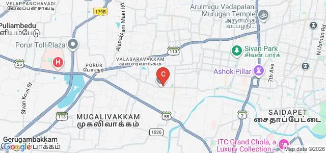 SRM Dental College, Ramapuram Map