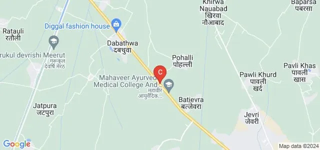 MIT Business School, Meerut Map