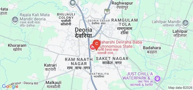 Maharshi Devraha Baba Autonomous State Medical College, Deoria Map