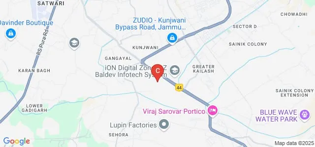 Government Degree College, Kunjwani, Jammu Map