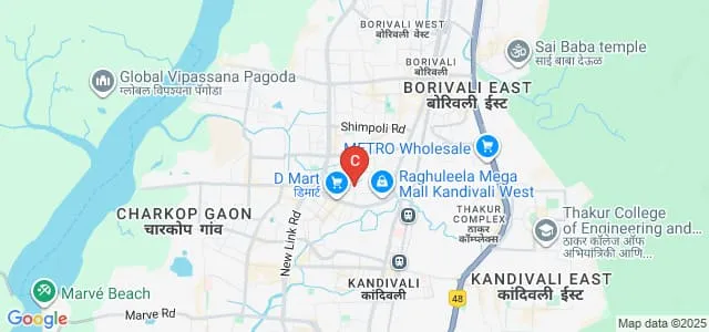 Anandibai Damodar Kale Degree College, Borivali Map