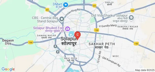 Union Education Society's Mahila Mahavidyalaya, Solapur Map