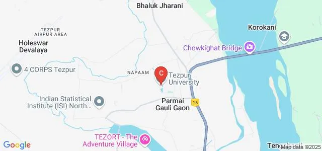 Centre for Distance and Online Education, Tezpur University, Tezpur Map