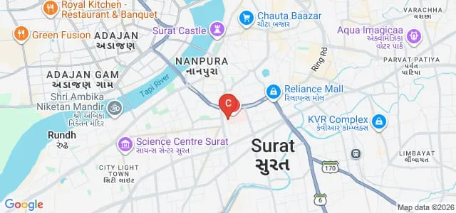 Government Medical College, Surat Map