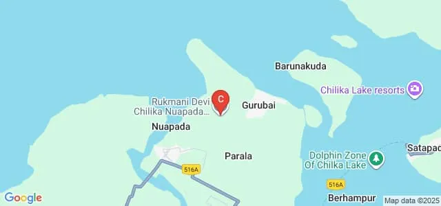 Rukmini Devi Chilika Degree Mahavidyalaya, Puri Map