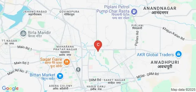 Career Design School, Bhopal Map