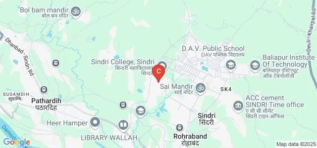 Sindri College, Sindri Map