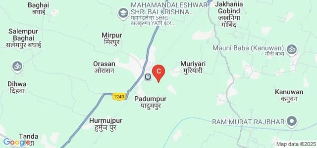 Ram Nagina Kisan PG College, Ghazipur Map