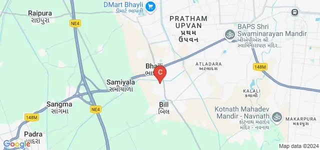 Vadodara Design Academy, Vadodara Map
