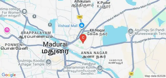 Madurai Medical College, Madurai Map