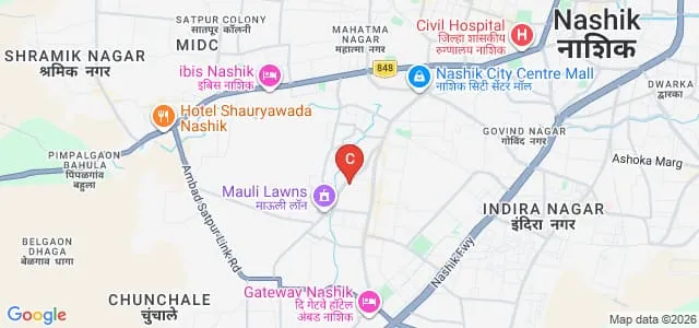 Symbiosis Institute of Operations Management, Nashik Map
