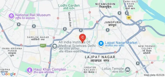 Nehru Homoeopathic Medical College and Hospital, New Delhi Map