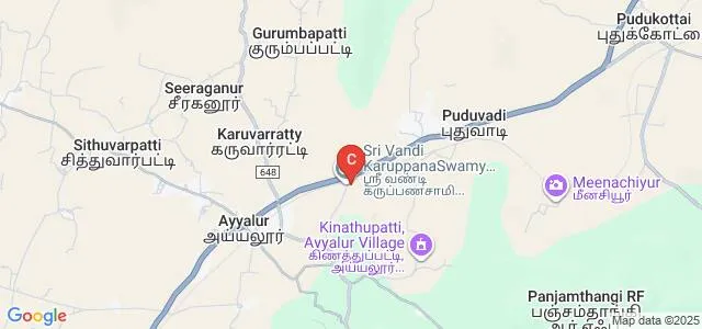 RVS Kumaran Arts and Science College, Dindigul Map