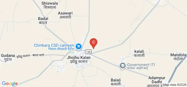 Arya College of Education, Bhiwani Map