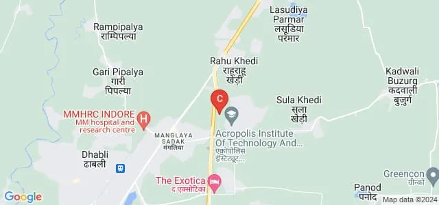 Mahatma Gandhi Institute of Engineering and Management, Indore Map