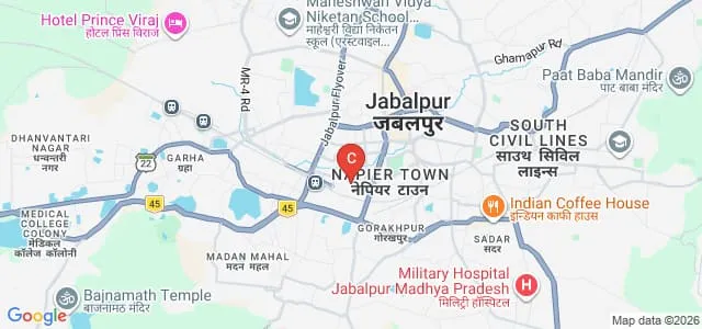 Government Autonomous Mankunwar Bai Arts and Commerce College for Women, Jabalpur Map