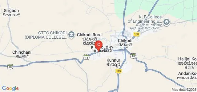 Chikkodi Liberal Education Society's College of Education, Chikodi Map
