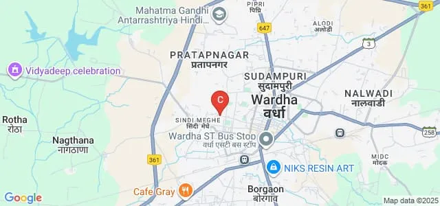 Agnihotri College of Law, Wardha Map