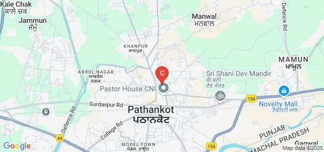 RRMK Arya Mahila Mahavidyalaya, Pathankot Map
