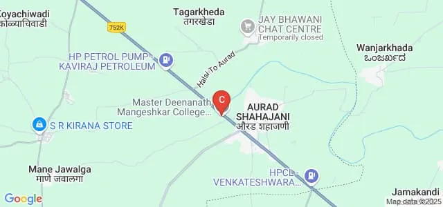 Sharadopasak Shikshan Sanstha Aurad Shaha Sanchalit Master Deenanath Mangeshkar Mahavidyalaya, Latur Map