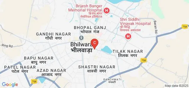 SMM Government Girls College, Bhilwara Map