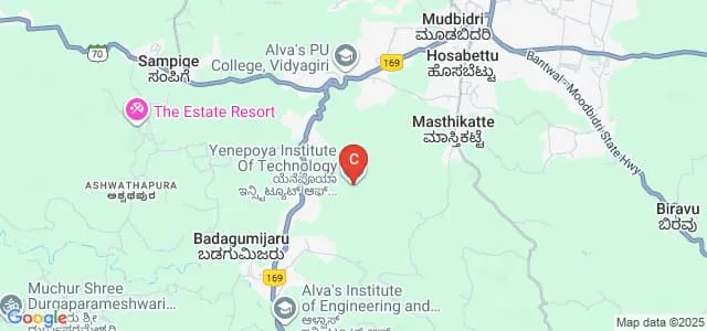 Yenepoya Institute of Technology, Mangalore Map