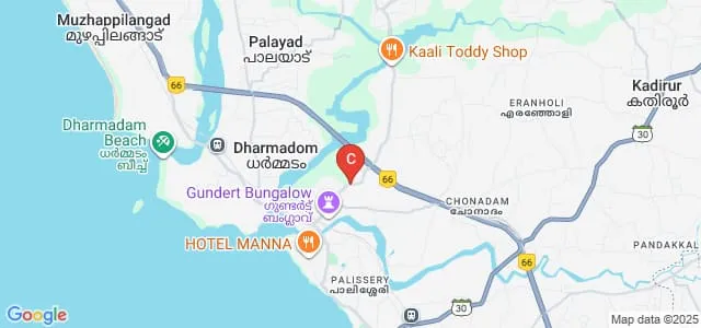 College of Nursing, Thalassery Map
