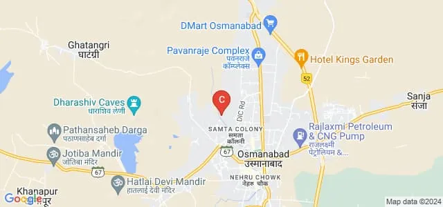 VJ Shinde Mahila Arts Commerce and Science College, Osmanabad Map