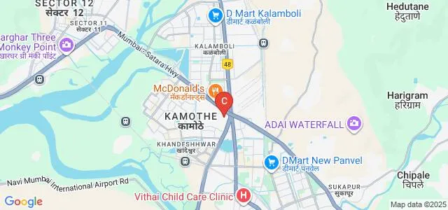 MGM School of Biomedical Sciences, Navi Mumbai Map