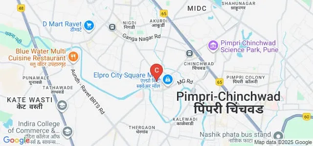Pimpri Nursing School, Pune Map