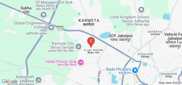 Shambhavi College of Education, Jabalpur Map