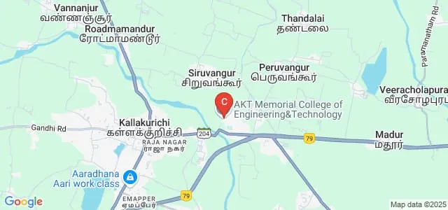 AKT Memorial College of Engineering and Technology, Villupuram Map