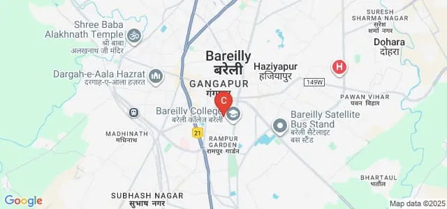 Rajshree Law College, Bareilly Map
