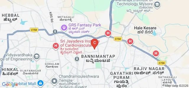 JSS Dental College and Hospital, Mysore Map