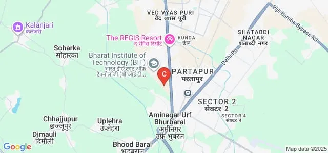 Meerut Institute of Technology, Meerut Map