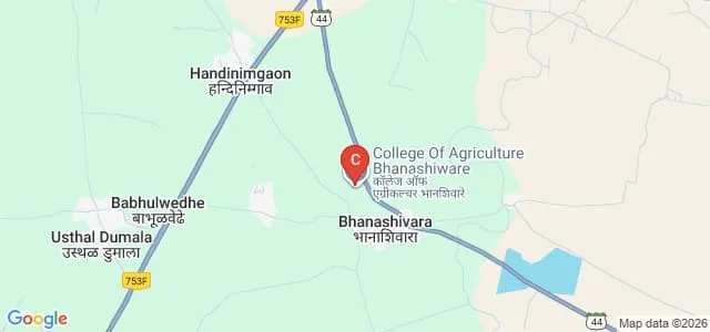 College of Agriculture, Bhanashiware Map