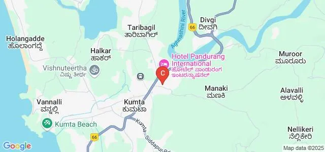 Government First Grade College, Kumta Map