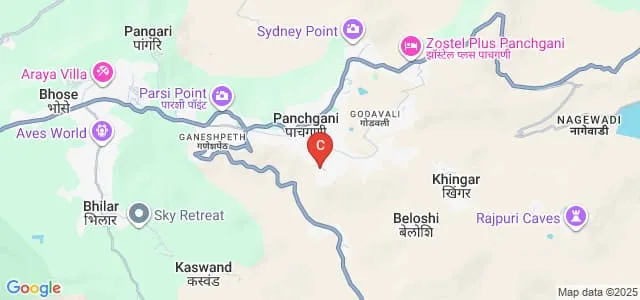 Bel-Air College of Nursing, Panchgani Map